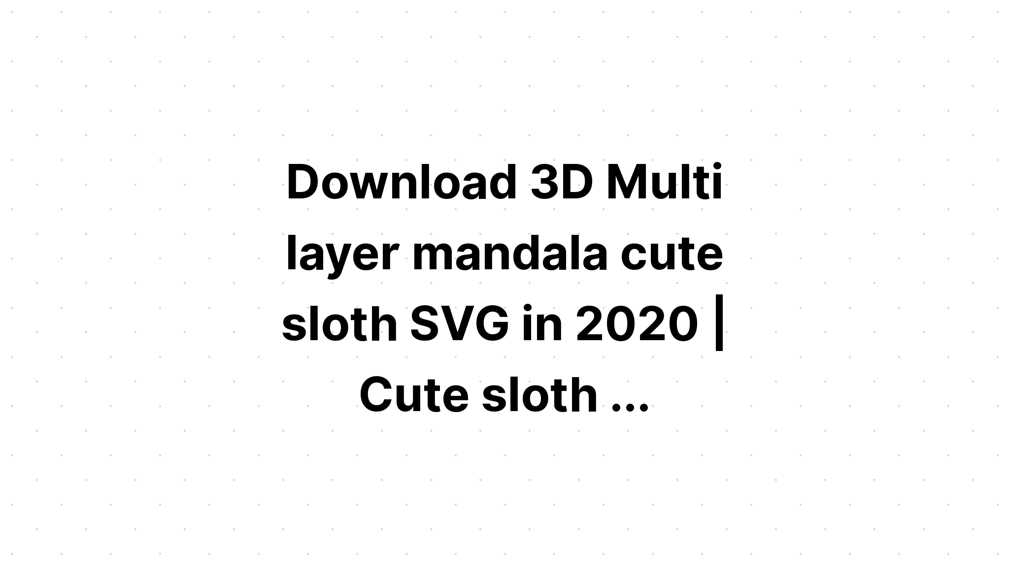 Download Multi Layered Mandala Layered Giraffe Svg - Layered SVG Cut File